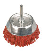 Szczotka ścierna doczołowa z trzpieniem 65 mm