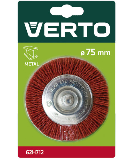 Szczotka ścierna tarczowa z trzpieniem 75 mm