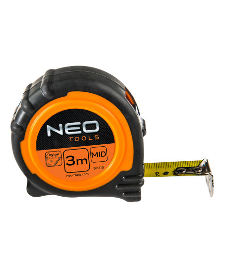 Miara zwijana stalowa 3 m x 19 mm, magnes