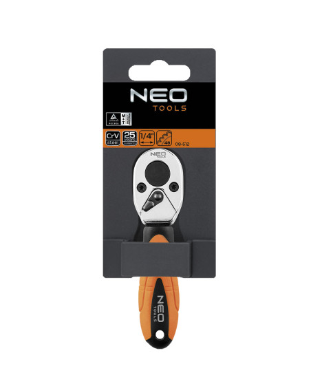 Grzechotka do bitów 1/4", 105 mm