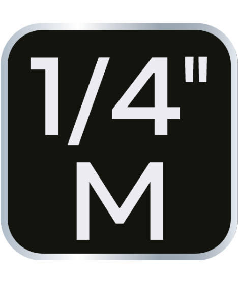 Redukcja 1/4"M x 3/8"F