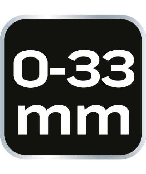 Klucz nastawny 250 mm, zakres 0-33 mm