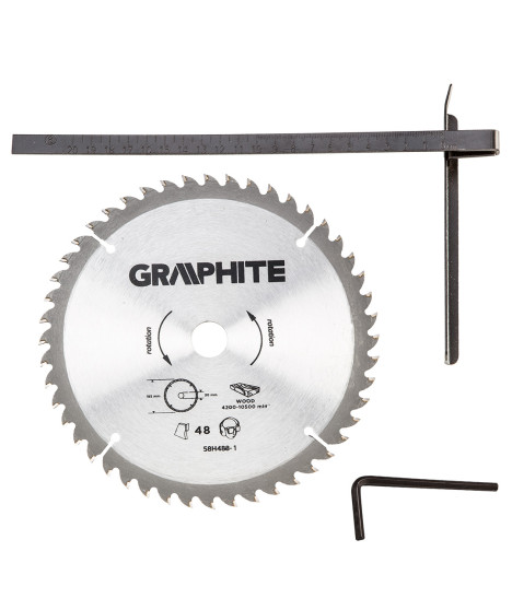 Pilarka tarczowa 1200W, tarcza 185 x 20 mm, walizka