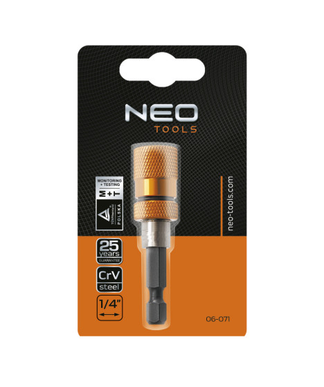 Uchwyt do końcówek, 1/4", 60 mm