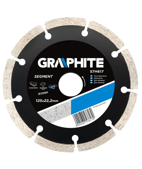 Tarcza diamentowa 125 x 22.2 mm, segmentowa