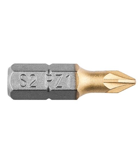 Końcówki wkrętakowe PZ1 x 25 mm, 2 szt.