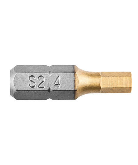 Końcówki wkrętakowe HEX4.0 x 25 mm, 2 szt.
