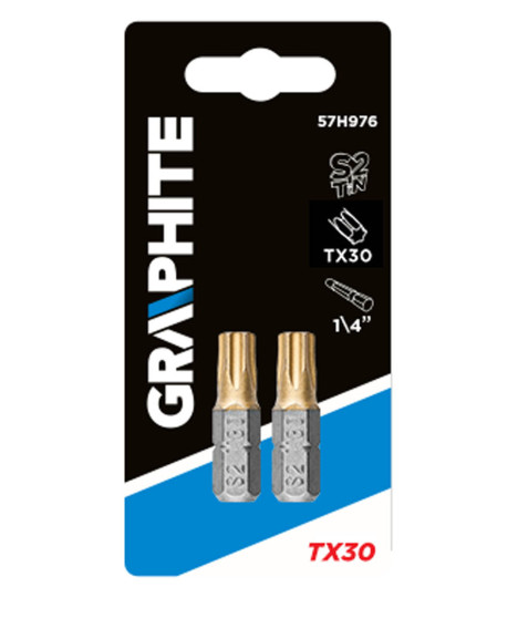 Końcówki wkrętakowe TX30 x 25 mm, 2 szt.