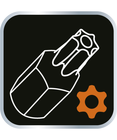 Końcówki wkrętakowe z uchwytem, zestaw 99 szt.