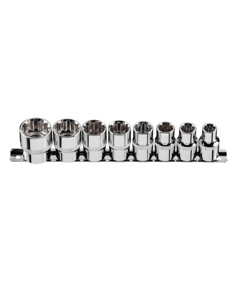 Nasadki Spline 1/2", zestaw 8 szt.