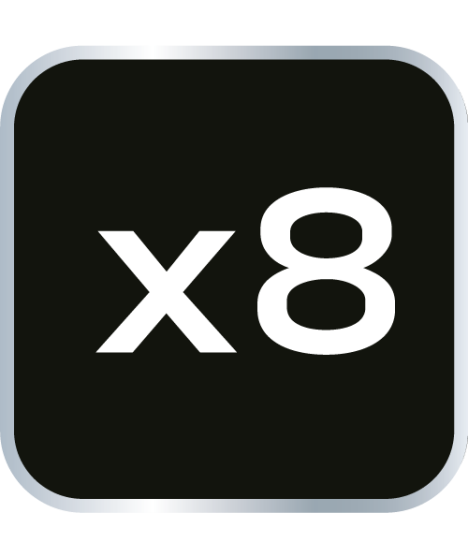 Nasadki Spline 1/2", zestaw 8 szt.