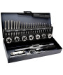 Narzynki i gwintowniki M3-M12, zestaw 32 szt.