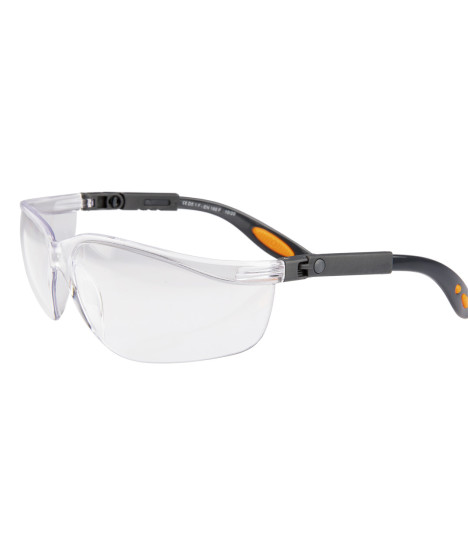 Okulary ochronne poliwęglanowe, białe soczewki