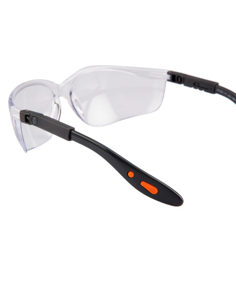 Okulary ochronne poliwęglanowe, białe soczewki