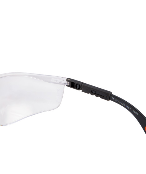 Okulary ochronne poliwęglanowe, białe soczewki