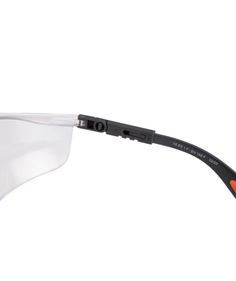 Okulary ochronne poliwęglanowe, białe soczewki