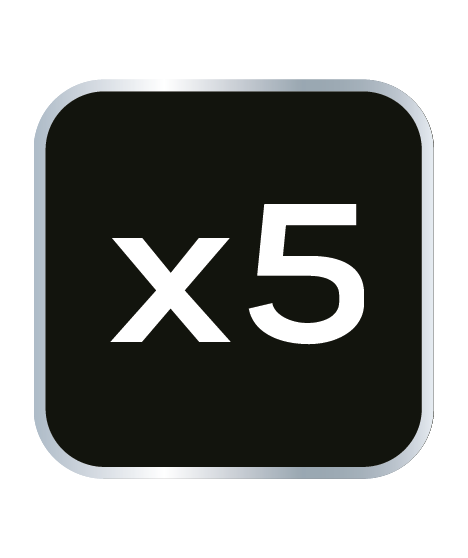 Zestaw wybijaków i przecinaków, 5 szt.