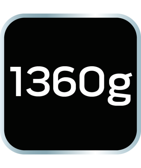 Młotek bezodrzutowy 1360 g, monolityczna konstrukcja