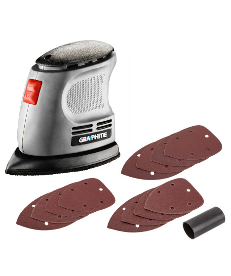 Szlifierka oscylacyjna delta 105W, stopa 140 x 140 x 97 mm