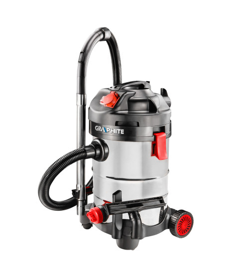 Odkurzacz warsztatowy 1500W, zbiornik 30l