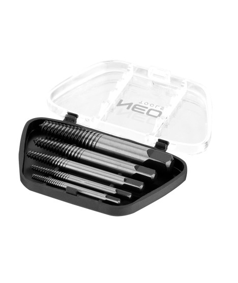 Wykrętaki do zerwanych śrub, zestaw 5 szt.