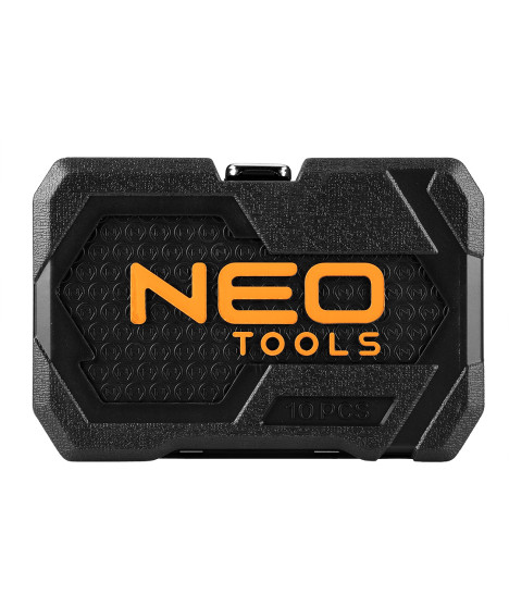 Nasadki udarowe 1/2", 10-24 mm, zestaw 10 szt., CrMo