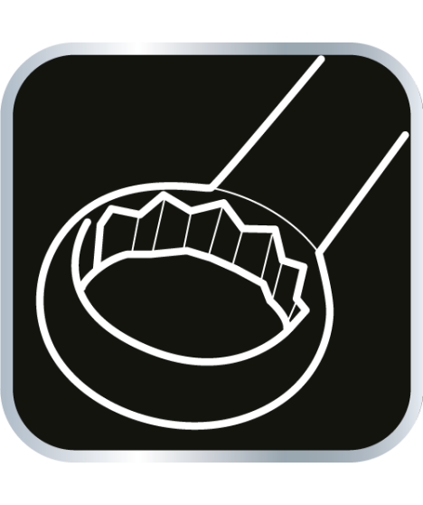 Klucz płasko-oczkowy skręcony 90°, 24mm