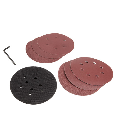 Szlifierka mimośrodowa 430W, tarcza 125/150 mm, walizka