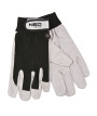 Rękawice robocze, skóra świńska licowa, z rzepem, 8"