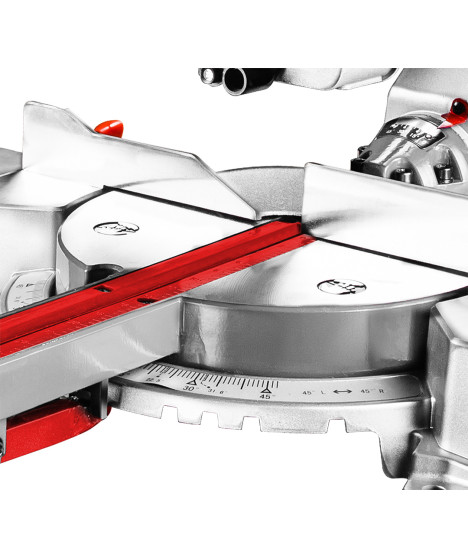 Pilarka ukosowa 1800W, tarcza 254 x 30 mm, 60T TCT