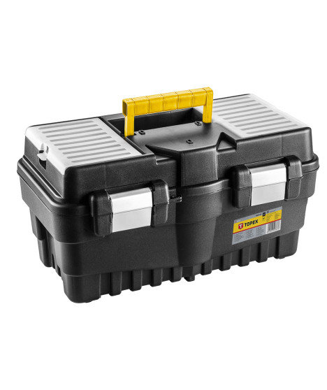 Skrzynka narzędziowa 19", aluminiowe zatrzaski