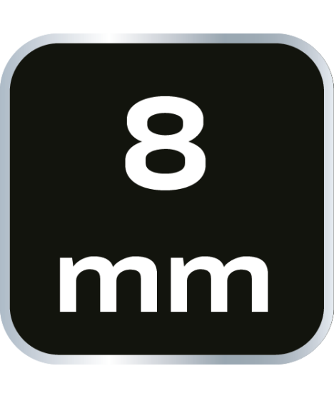 Nasadka sześciokątna 1/4", 8 mm