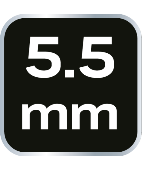 Nasadka sześciokątna długa 1/4", 5.5 mm