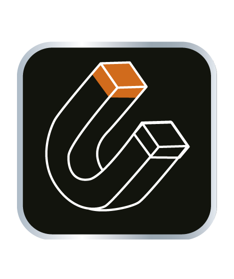 Miara zwijana stalowa 5 m x 25 mm, magnes, dwustronny nadruk