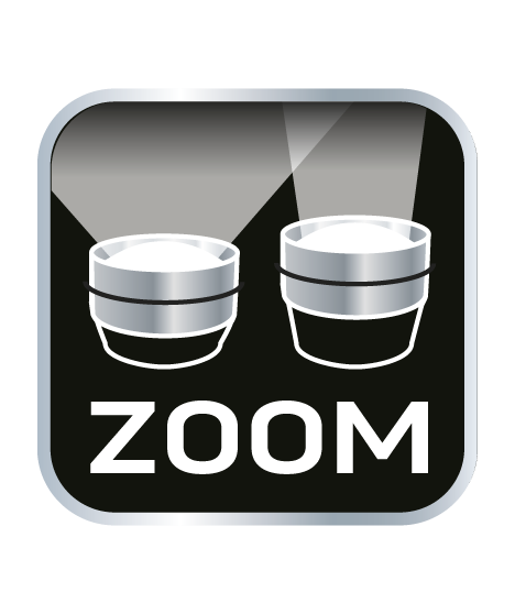 Latarka czołowa 250 lum, zoom, CREE XPE, 3xAAA