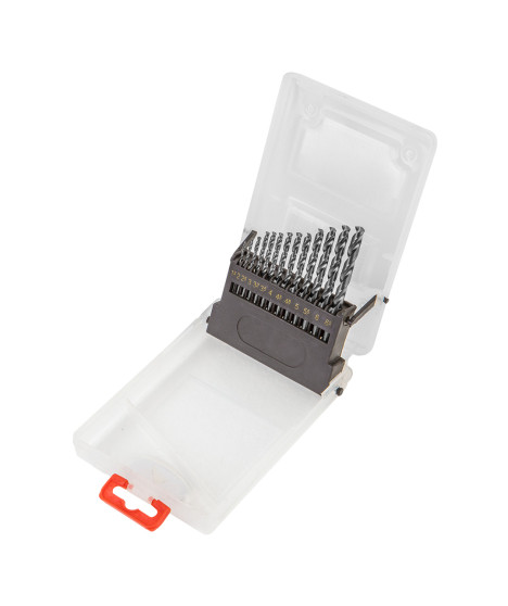 Wiertła do metalu HSS-G, 1.5-6.5 mm, zestaw 13 szt.