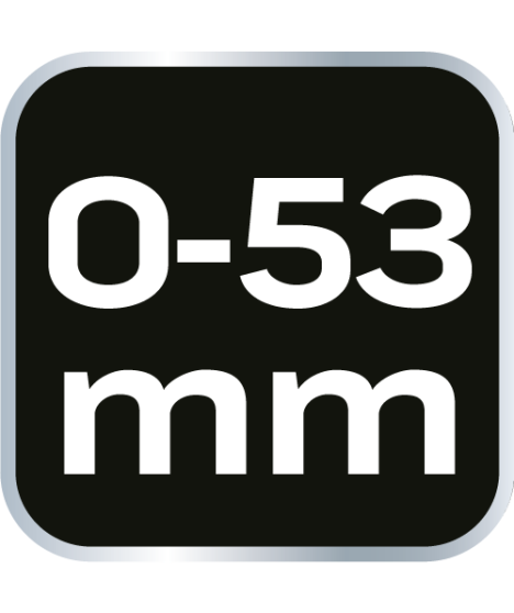 Klucz nastawny 306 mm, zakres 0-53 mm