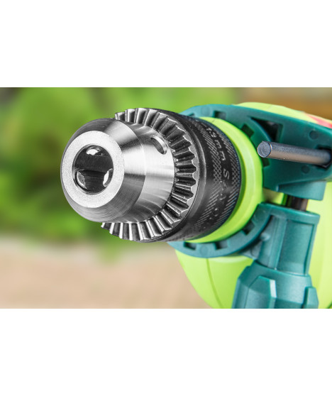 Wiertarka udarowa 500W, uchwyt kluczykowy 13 mm, obroty 0-3000 min⁻¹