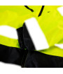 Kurtka robocza ostrzegawcza ocieplana, żółta, rozmiar XXL