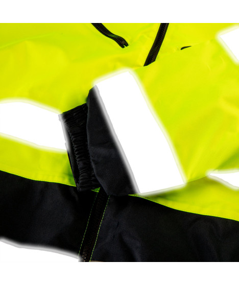 Kurtka robocza ostrzegawcza ocieplana, żółta, rozmiar XXL