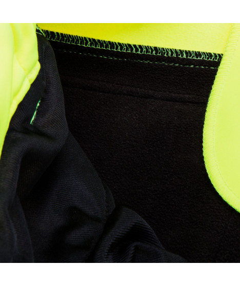 Spodnie robocze ostrzegawcze softshell, żółte, rozmiar L