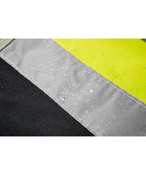 Spodnie robocze ostrzegawcze ocieplane, żółte, rozmiar XL