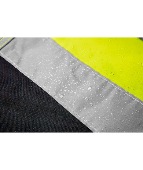 Spodnie robocze ostrzegawcze wodoodporne, żółte, rozmiar L