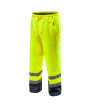 Spodnie robocze ostrzegawcze wodoodporne, żółte, rozmiar XXXL