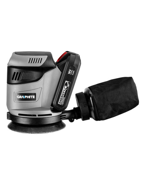 Szlifierka mimośrodowa Energy+ 18V, Li-Ion, stopa 125 mm, bez akumulatora