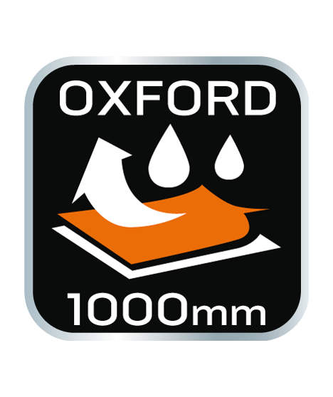 Spodnie robocze ostrzegawcze wodoodporne, pomarańczowe, rozmiar L