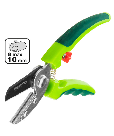 Sekator ogrodowy kowadełkowy 190 mm, średnica cięcia 10 mm