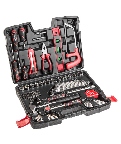 Zestaw narzędziowy 1/4", 3/8", 100 szt.