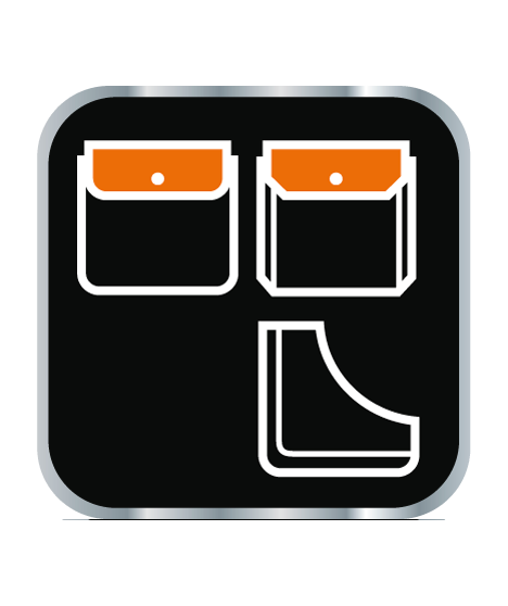 Spodnie robocze, rozmiar L/52