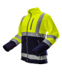 Bluza polarowa ostrzegawcza, żółta, rozmiar M
